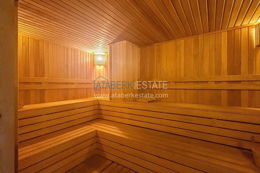 2+1 furnished penthouse for rent in Oba — two levels, mountain view A9 28 