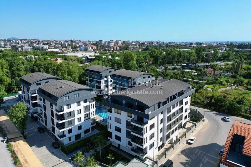 2+1 furnished penthouse for rent in Oba — two levels, mountain view A9 5 