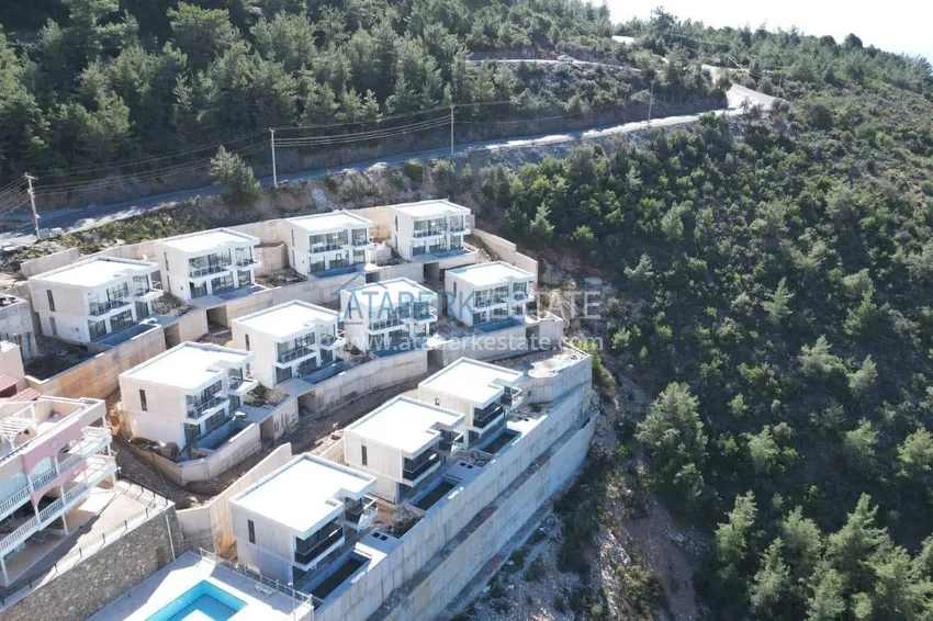 Luxury real estate for citizenship and residence permit in Alanya - 3+1 villa with private pool in a mountainous area in Bektash 5