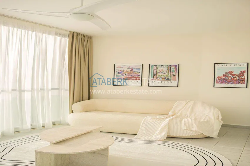 Purchase  2+1 apartment on the first line in Kestel — newly furnished, sea view, directly from the owner 10 