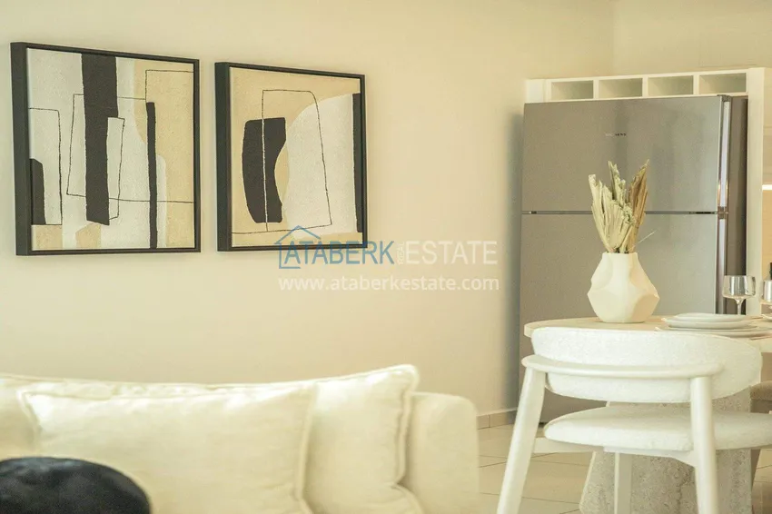 Purchase  2+1 apartment on the first line in Kestel — newly furnished, sea view, directly from the owner 12 