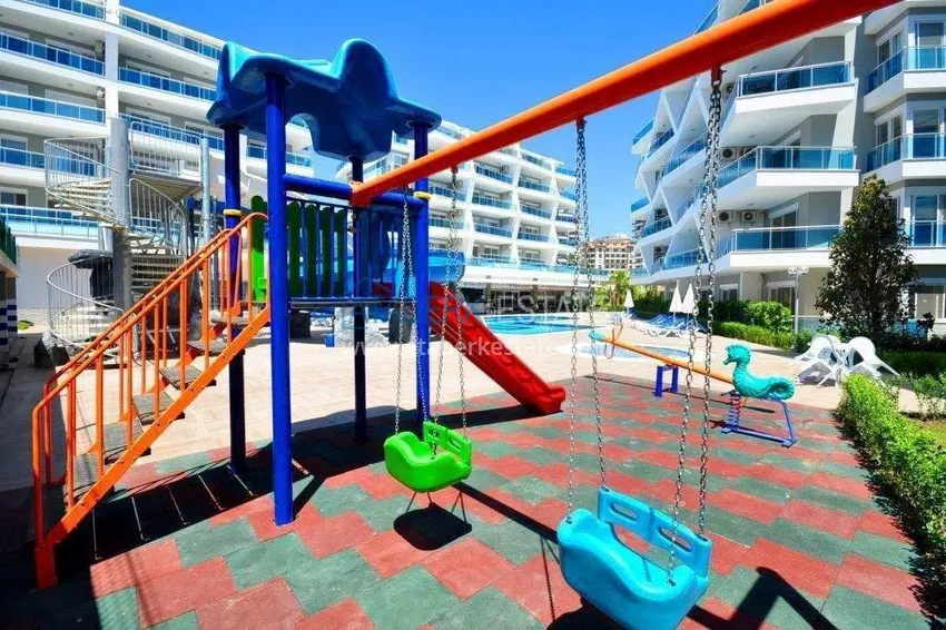 1+1 apartment in Oba — furnished and with a large terrace  12 