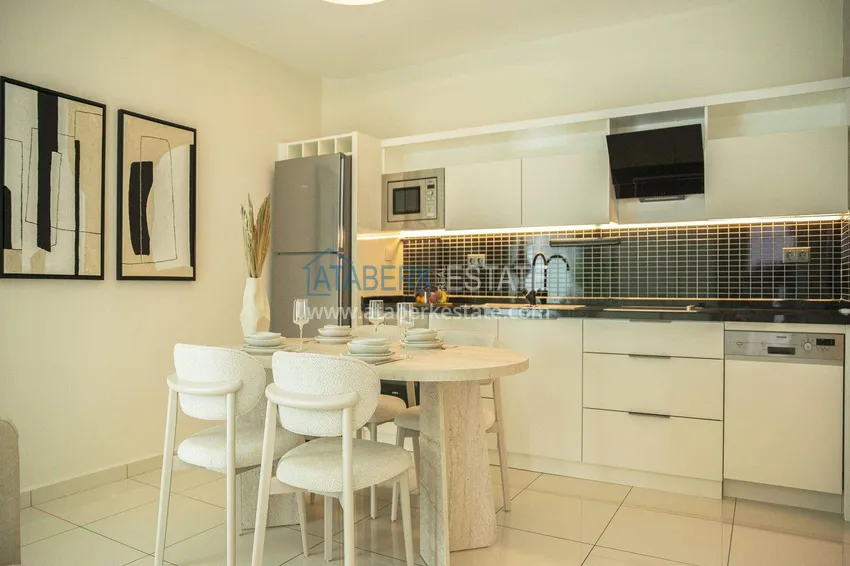 Purchase  2+1 apartment on the first line in Kestel — newly furnished, sea view, directly from the owner 13 