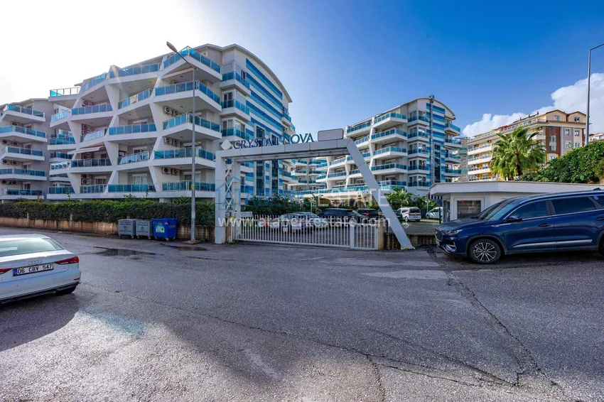 1+1 apartment in Oba — furnished and with a large terrace  14 