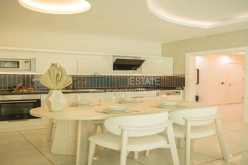 Purchase  2+1 apartment on the first line in Kestel — newly furnished, sea view, directly from the owner 14 