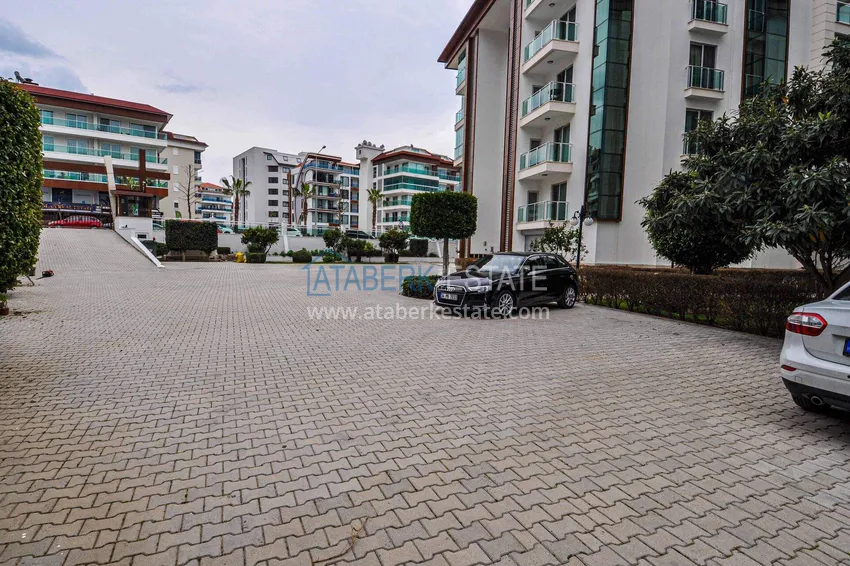 2+1 apartment on the first line in Kestel — newly furnished, sea view, directly from the owner 12 