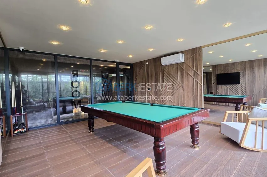 1+1 apartment with appliances in Gazipasa - south side, residence with infrastructure 16 