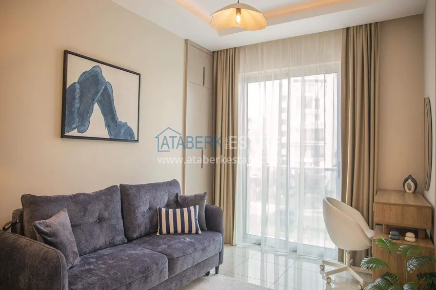Purchase  2+1 apartment on the first line in Kestel — newly furnished, sea view, directly from the owner 17 