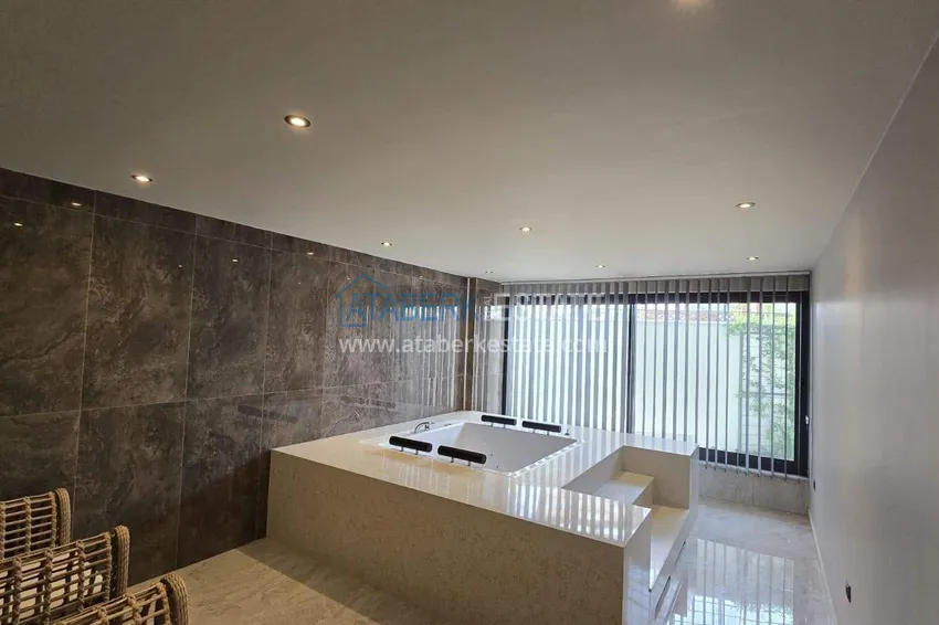 1+1 apartment with appliances in Gazipasa - south side, residence with infrastructure 18 