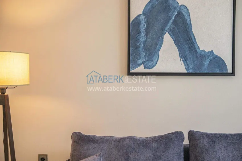 Purchase  2+1 apartment on the first line in Kestel — newly furnished, sea view, directly from the owner 18 