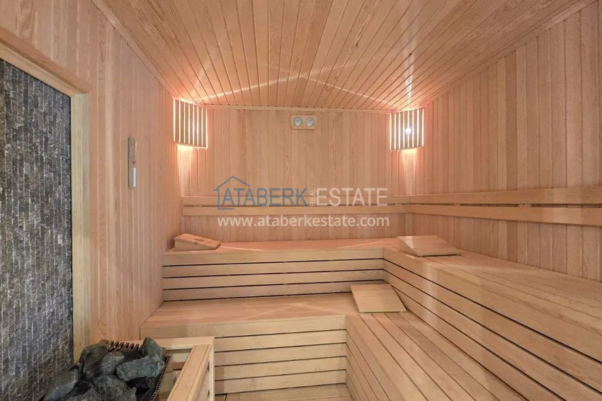 1+1 apartment with appliances in Gazipasa - south side, residence with infrastructure 20 