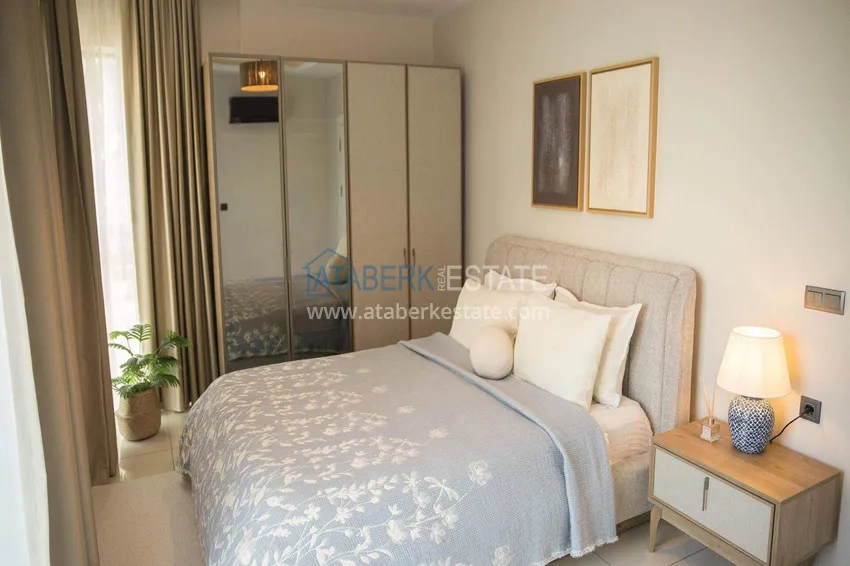 Purchase  2+1 apartment on the first line in Kestel — newly furnished, sea view, directly from the owner 20 