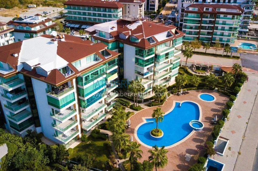 2+1 apartment on the first line in Kestel — newly furnished, sea view, directly from the owner 2 