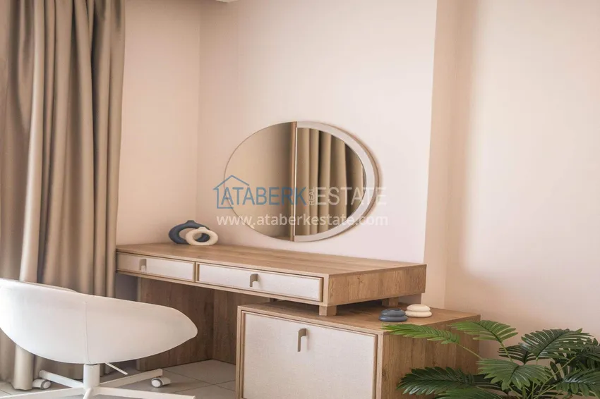 Purchase  2+1 apartment on the first line in Kestel — newly furnished, sea view, directly from the owner 25 