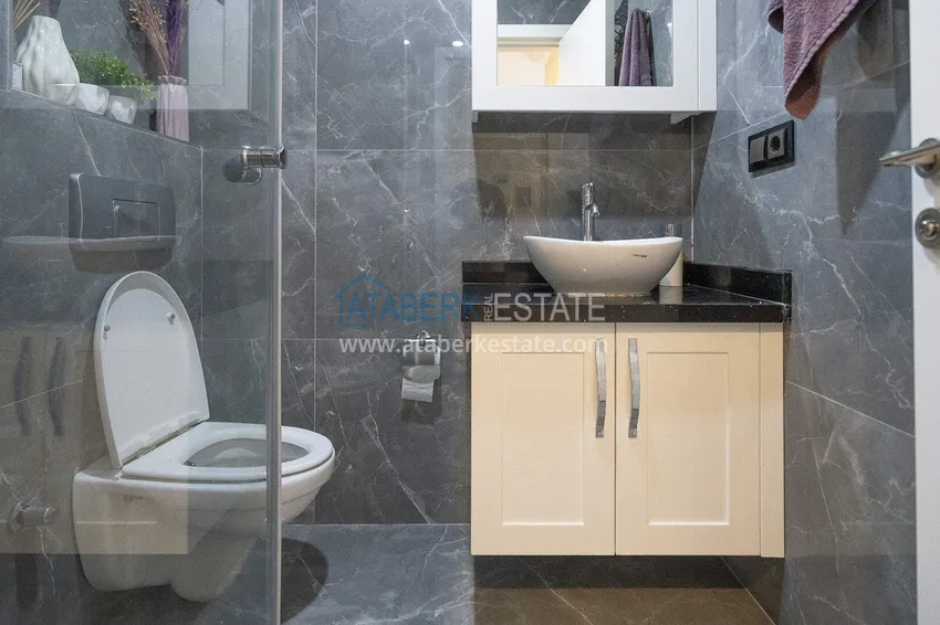 Purchase Cheap 1+1 apartment in the center of Oba - furnished, glazed balcony, 350 m to the sea 5 