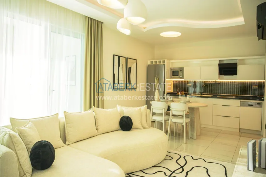 Purchase  2+1 apartment on the first line in Kestel — newly furnished, sea view, directly from the owner 5 