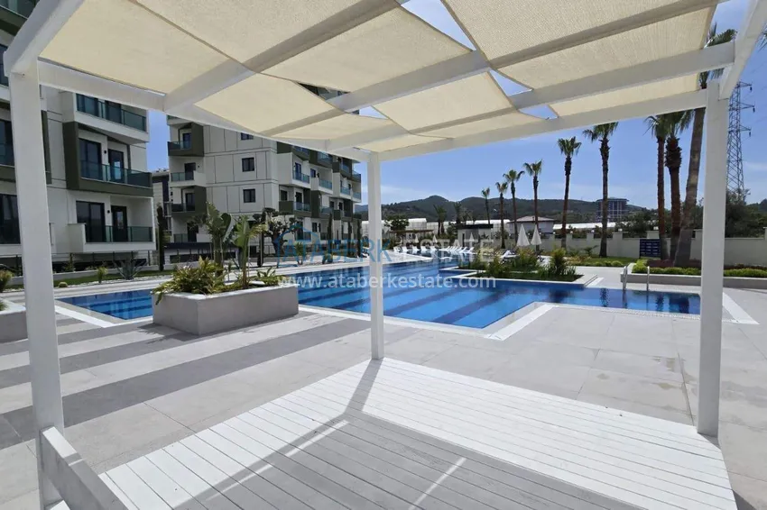 1+1 apartment with appliances in Gazipasa - south side, residence with infrastructure 7 