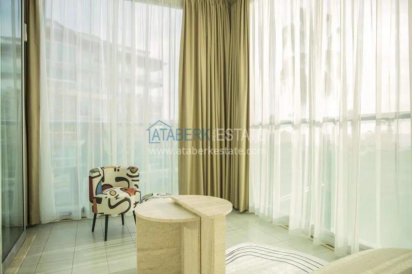 Purchase  2+1 apartment on the first line in Kestel — newly furnished, sea view, directly from the owner 9 