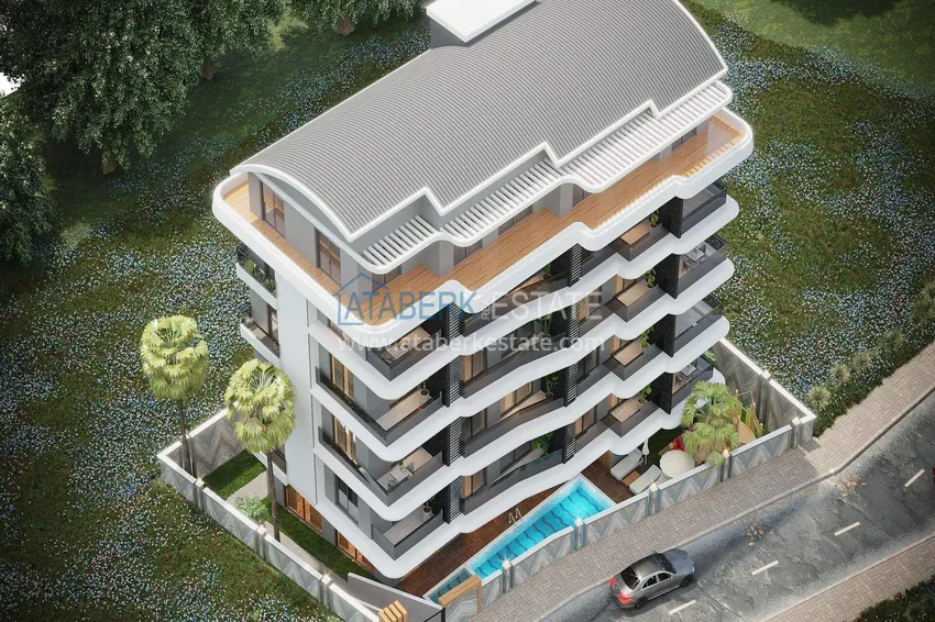 Investment property in the center of Alanya - 50m from Keykubat Beach  1 