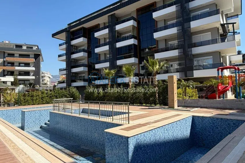Garden duplex 2+1 with fine finishing in Oba, Alanya 2 