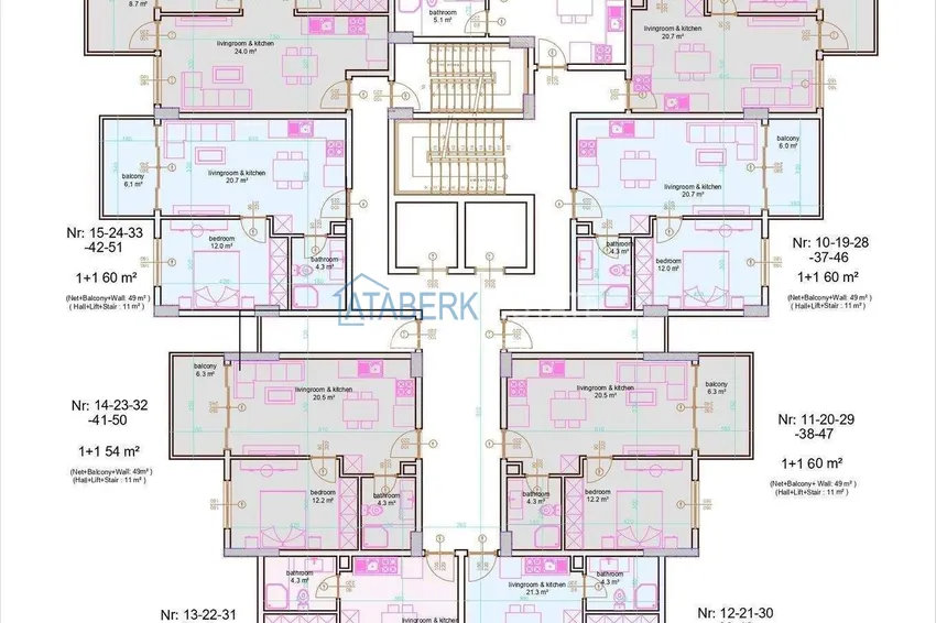 Buy cheap New investment project for a residential complex with rich infrastructure in the center of Alanya 10 