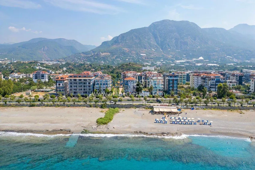 Apartment 1+1 in the Kestel area on the first line — furnished and with sea views 4 