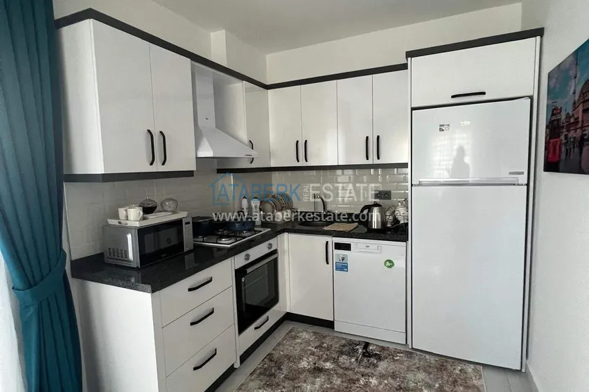 Purchase  Turnkey 1+1 apartment in Kargicak - 300 m from the sea, offer from the owner 5 