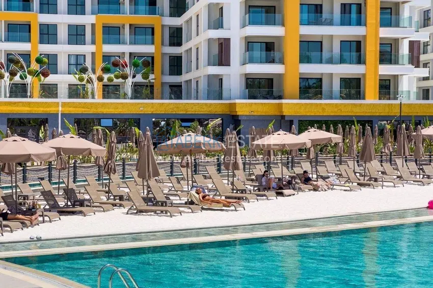 1+1 apartment for rent in Alanya, Turkler district - premium hotel-type residence C3-46 22 