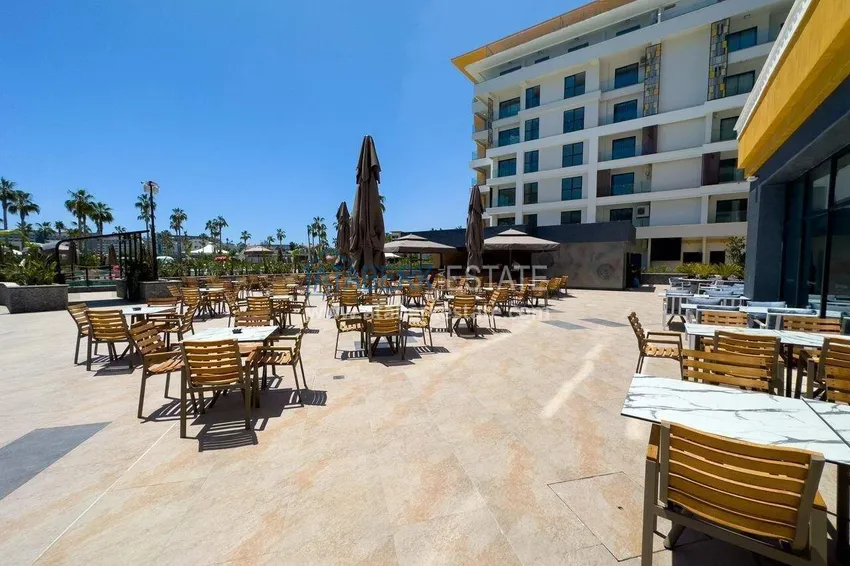 1+1 apartment for rent in Alanya, Turkler district - premium hotel-type residence C3-46 53 