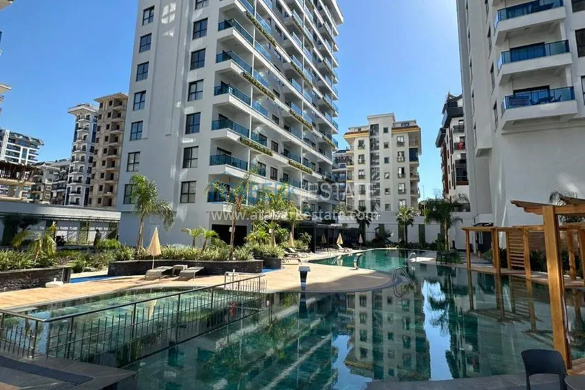 1+1 apartment for rent in Mahmutlar — furnished and with views of the A40 mountains 5 