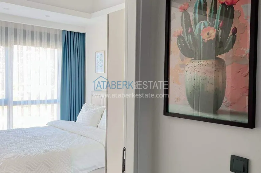 Purchase  1+1 apartment for rent in Mahmutlar — furnished and with views of the A40 mountains 5 