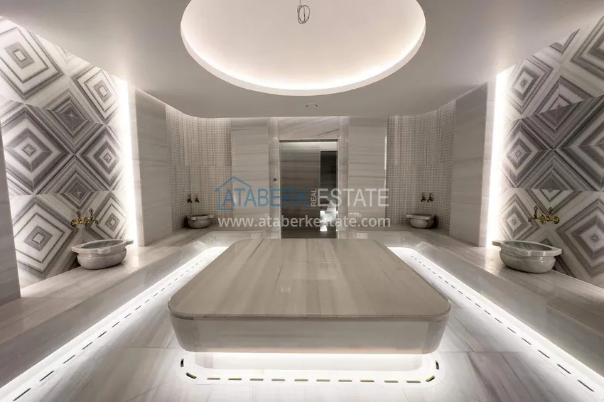 1+1 apartment for rent in Alanya, Turkler district - premium hotel-type residence C3-46 68 