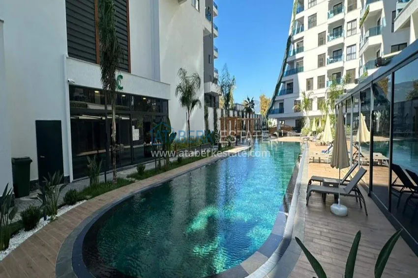 1+1 apartment for rent in Mahmutlar — furnished and with views of the A40 mountains 6 