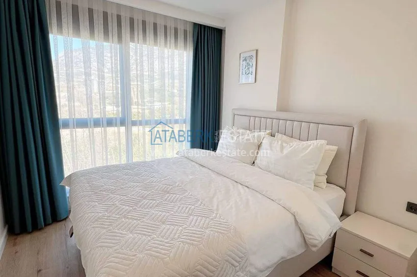 Purchase  1+1 apartment for rent in Mahmutlar — furnished and with views of the A40 mountains 6 