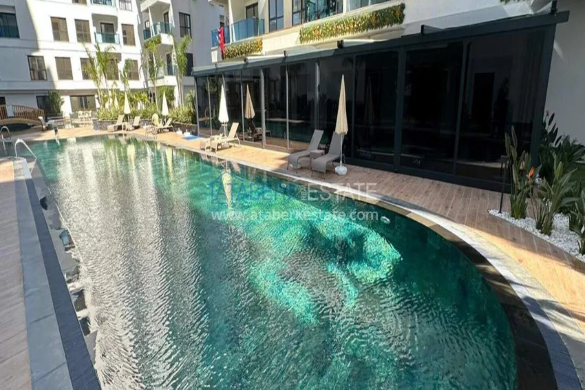 1+1 apartment for rent in Mahmutlar — furnished and with views of the A40 mountains 7 