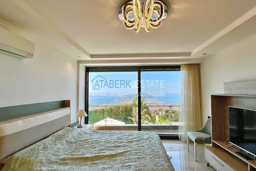 Purchase  Luxury 4+1 villa in Alanya, Bektash Mountain District - furniture, swimming pool, panoramic view 10 