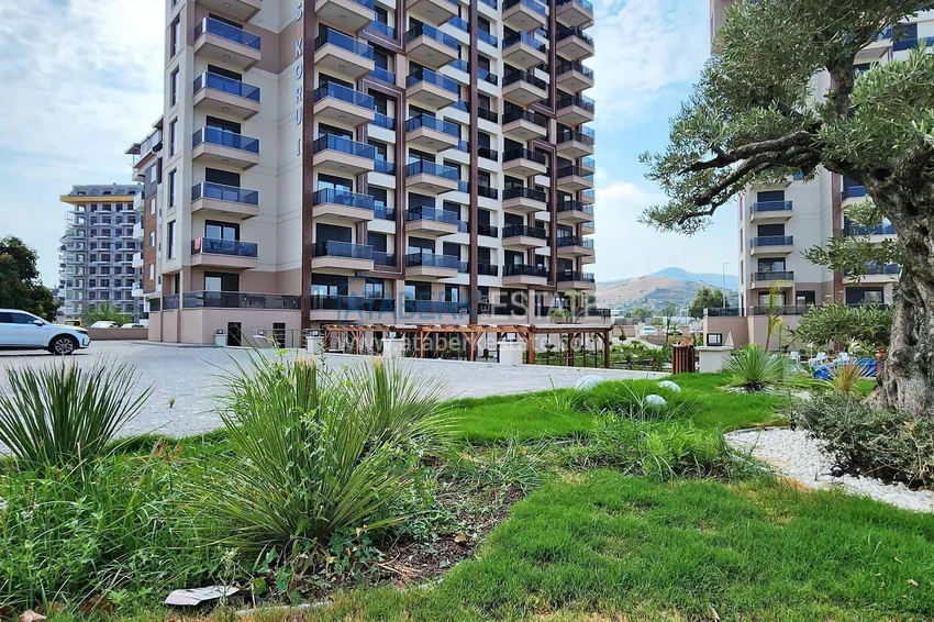 1+1 apartment in Gazipasa with a fine finish in a modern complex 12 