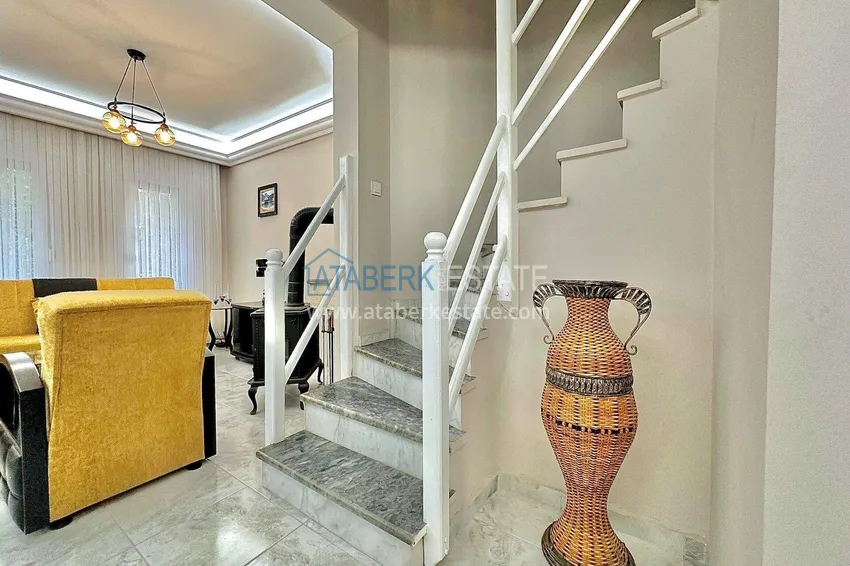 Purchase  Two-story 3+1 villa in Demirtas, 400 m from the sea — furnished, suitable for a residence permit 3 