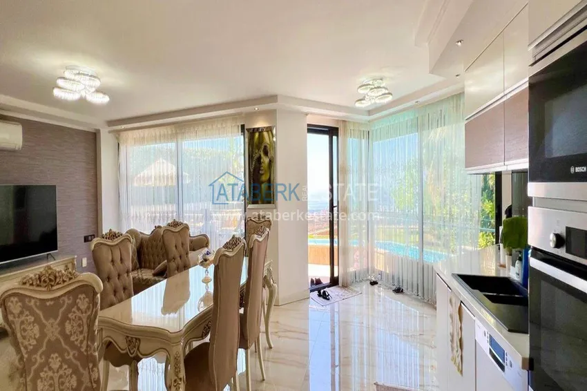 Purchase  Luxury 4+1 villa in Alanya, Bektash Mountain District - furniture, swimming pool, panoramic view 6 