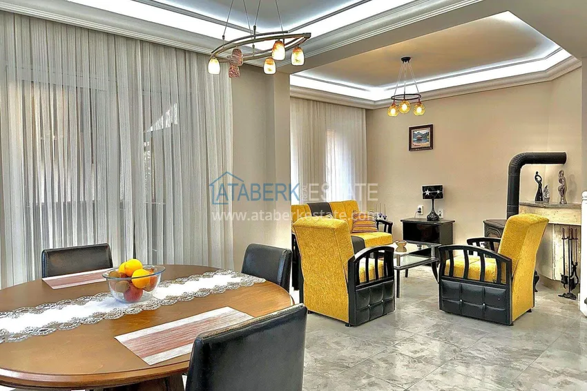 Purchase  Two-story 3+1 villa in Demirtas, 400 m from the sea — furnished, suitable for a residence permit 8 