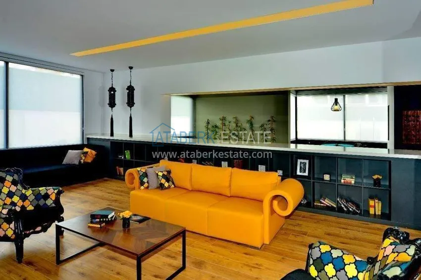 1+1 apartment with sea view in the Oba area - first line, furnished, suitable for a residence permit 11 