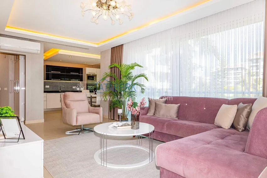 Purchase  2+1 garden duplex in Kestel on the beachfront - with new furniture and sea views 12 