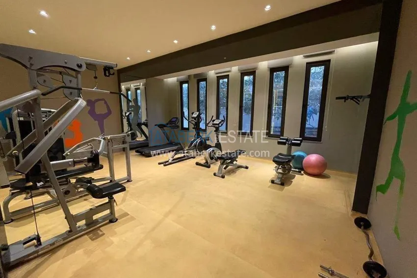 1+1 apartment with sea view in the Oba area - first line, furnished, suitable for a residence permit 13 