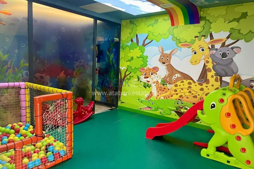 1+1 furnished apartment in Alanya, Upper Oba 15 