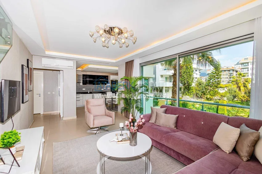 Purchase  2+1 garden duplex in Kestel on the beachfront - with new furniture and sea views 15 