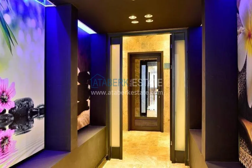 1+1 apartment with sea view in the Oba area - first line, furnished, suitable for a residence permit 16 