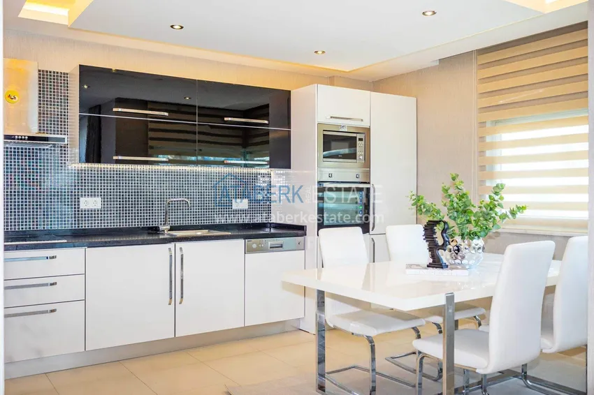 Purchase  2+1 garden duplex in Kestel on the beachfront - with new furniture and sea views 18 