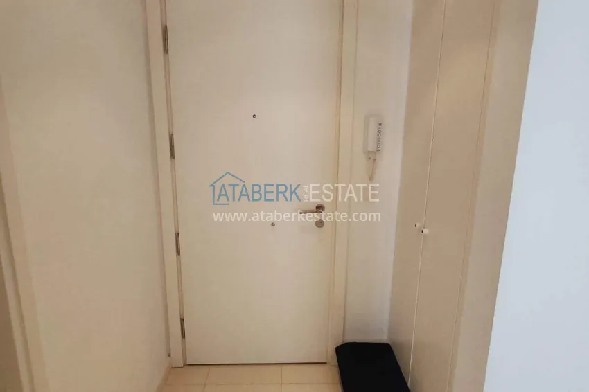 Purchase  1+1 apartment with sea view in the Oba area - first line, furnished, suitable for a residence permit 1 