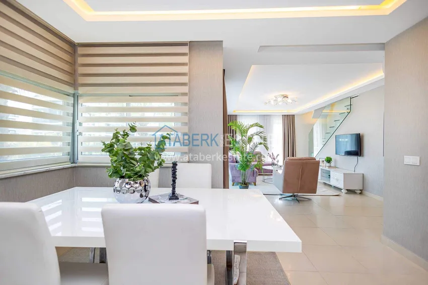 Purchase  2+1 garden duplex in Kestel on the beachfront - with new furniture and sea views 20 