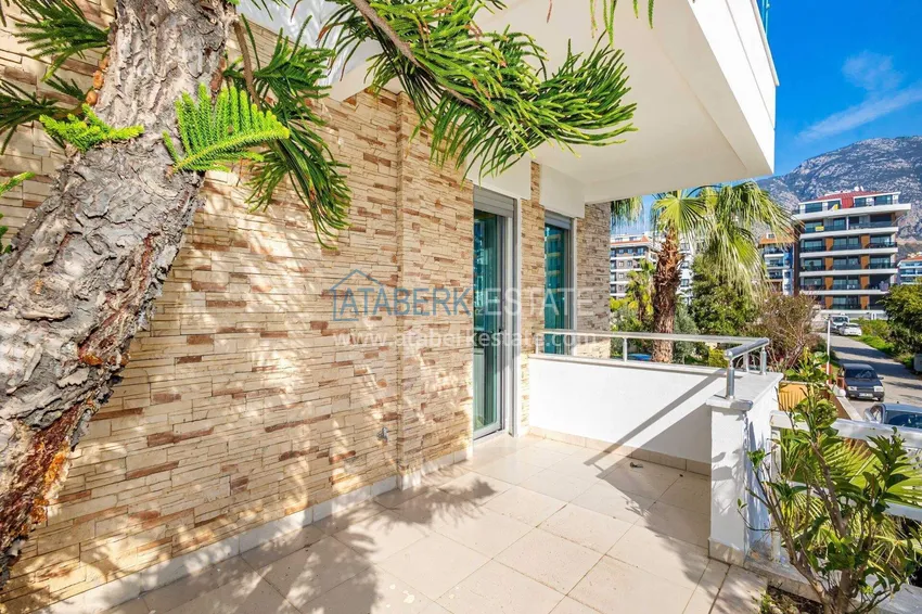 Purchase  2+1 garden duplex in Kestel on the beachfront - with new furniture and sea views 24 